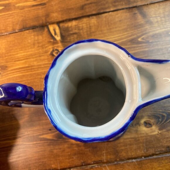 Vintage handpainted Japanese Geisha Ware ceramic porcelain Pitcher - Picture 5 of 9